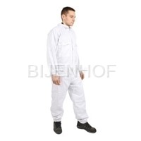 Coveralls with strengthend collar